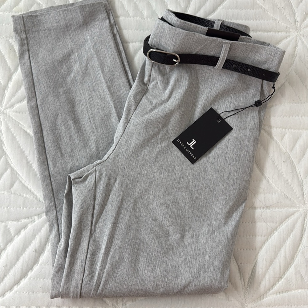 NWT-Jules & Leopold Gray Dress Pants Modern Tailored Fit